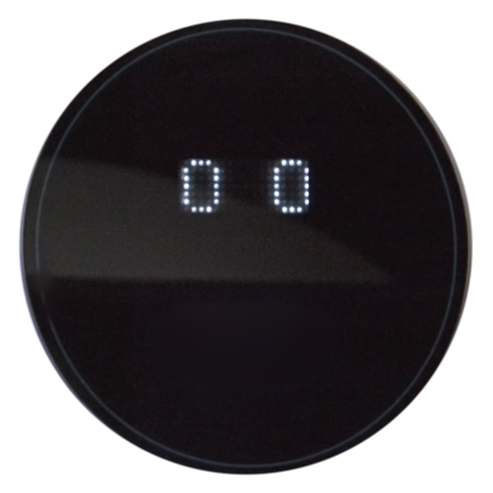 The Voltie charger's smiling face